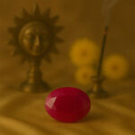 Natural Ruby - 6.5 carats ( oval cut )