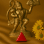 Red Coral (Moonga) – 5.2 Carat (Triangular Shape)